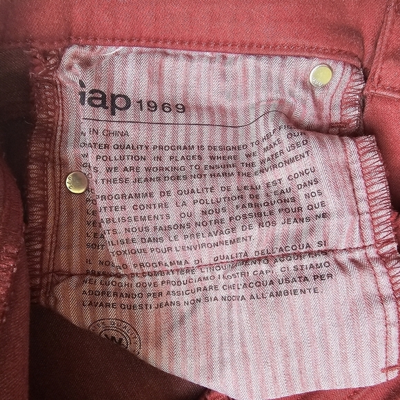 Gap 1969 red jeans womens‎ size 29 regular - Picture 7 of 12